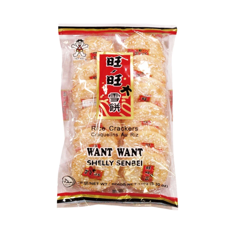 Want Want Rice Crackers with Sugar Glaze 150gr