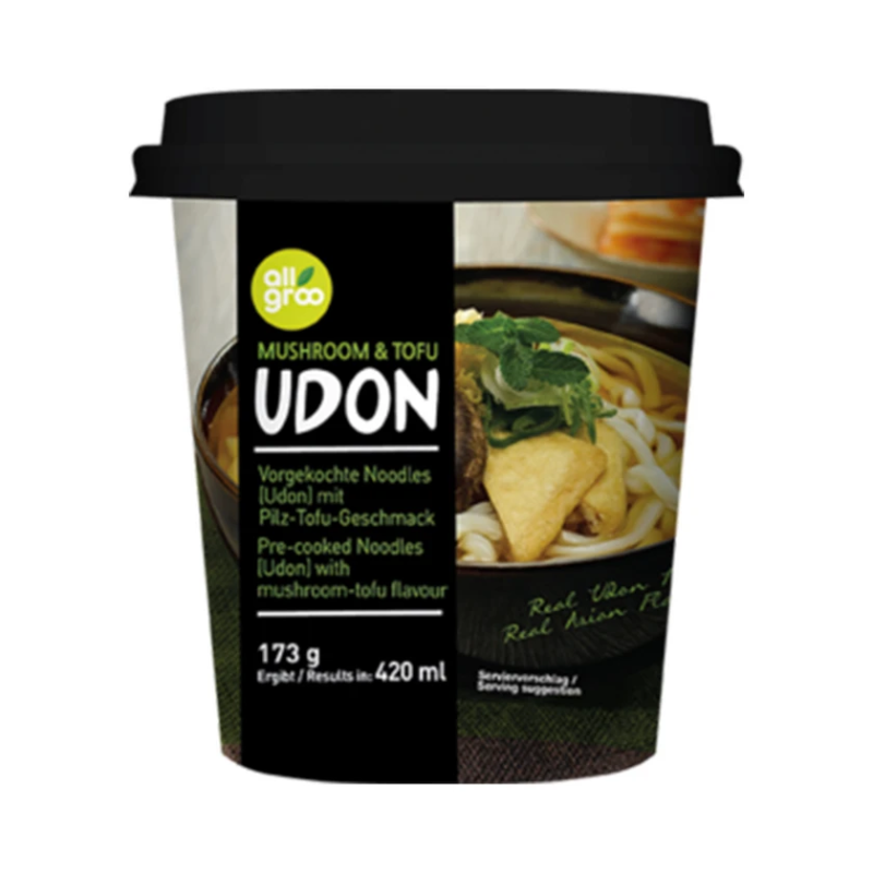 Instant Noodles Soup with Mushroom & Tofu Flavor Allgroo 173gr
