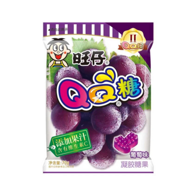 Want Want Grape Flavored Jelly Beans 70gr