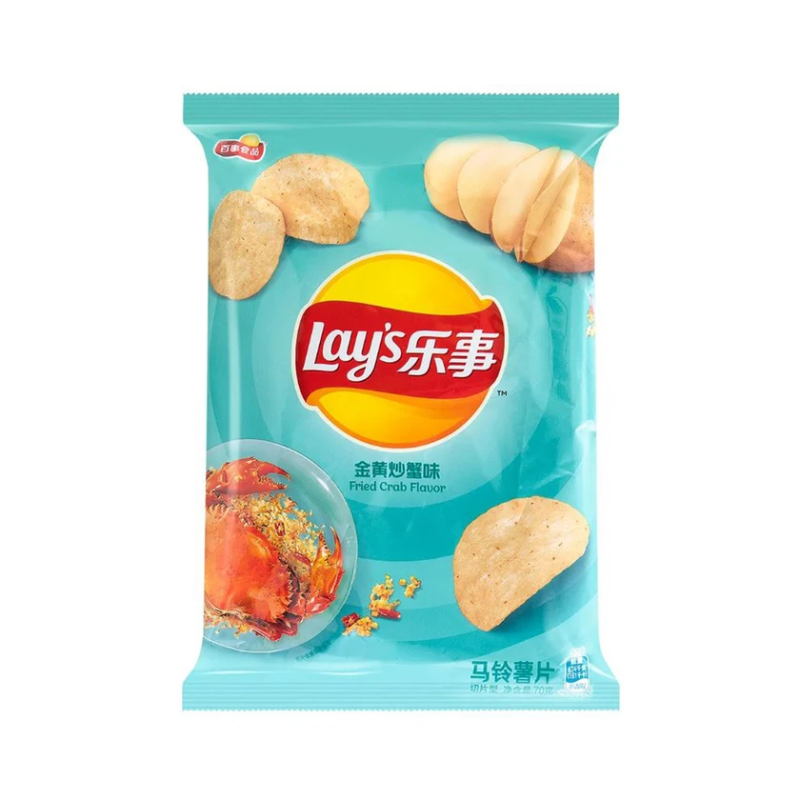 Lay's Fried Crab Flavored Potato Chips 70gr
