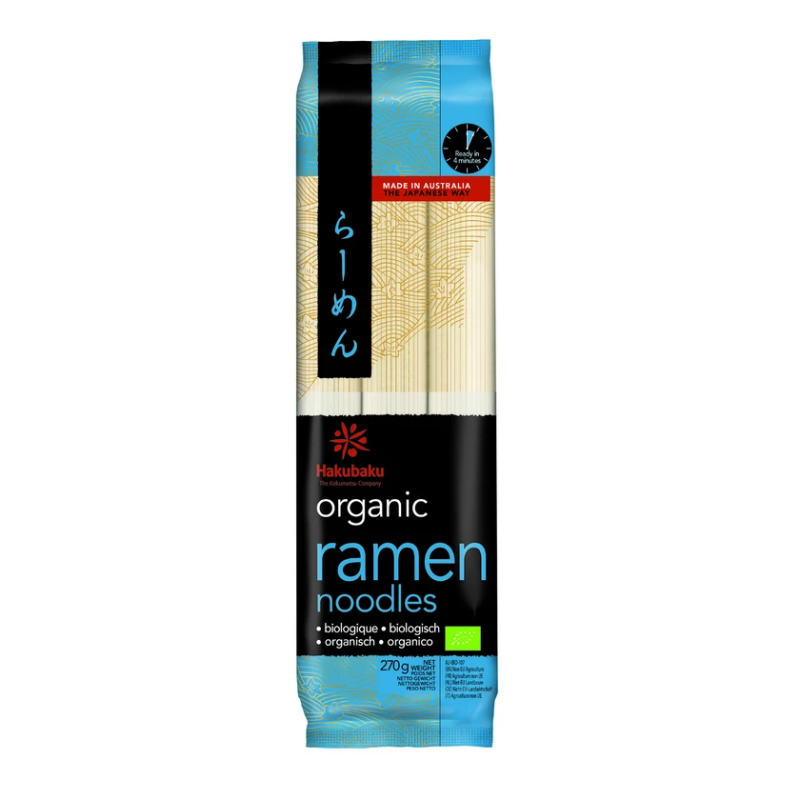 Organic Noodles from Wheat Flour Hakubaku 270gr