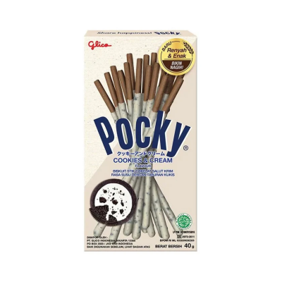 Cookies & Cream Flavored Biscuit Sticks Pocky 40gr