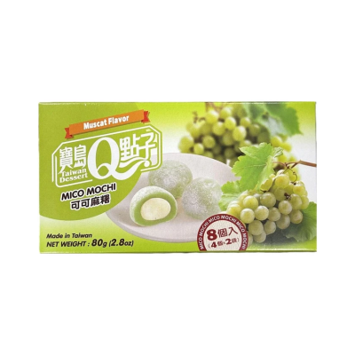 Mochi with Grape Paste Filling Q Brand 80gr