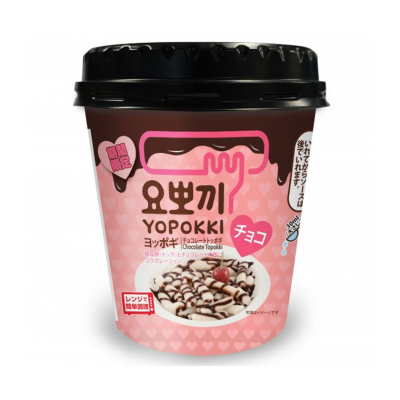 Instant Meal Topokki Rice Cakes with Chocolate Flavor Yopokki 120gr