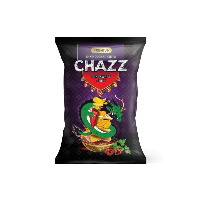 Chips with Sweet Chilli Flavor Chazz 90gr