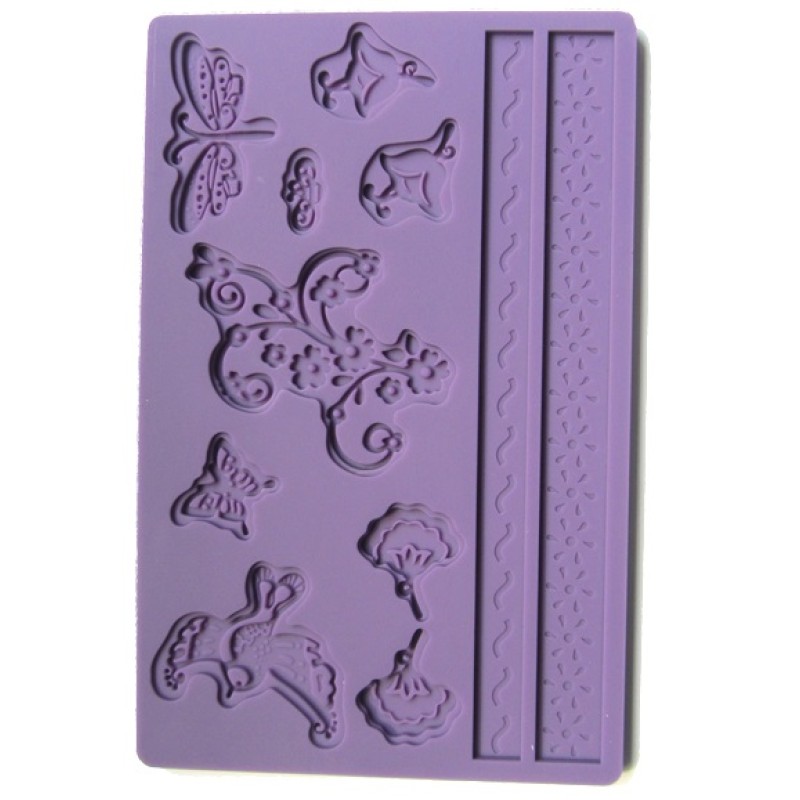 Silicone fondant mold 12x19.5cm.