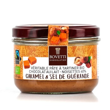 Bovetti Organic Milk Chocolate Spread With Caramel 350gr