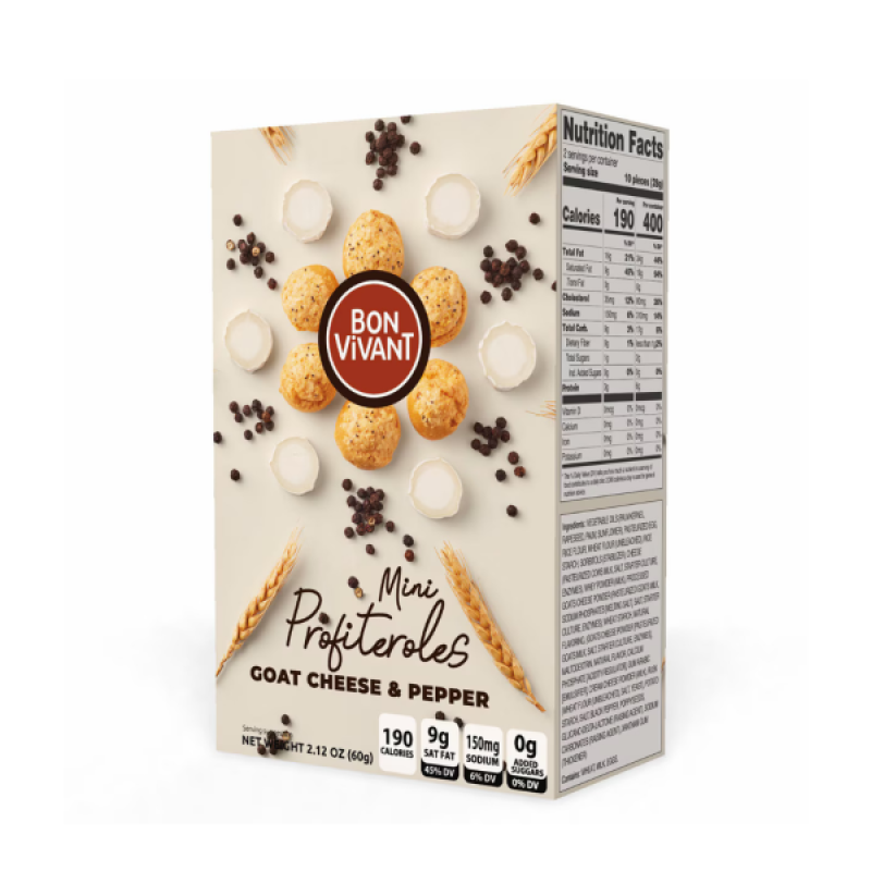 Cheese & Pepper Flavored Sausages Bon Vivant 60gr