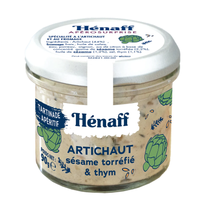 Hénaff Artichoke Spread with Sesame and Thyme 90gr