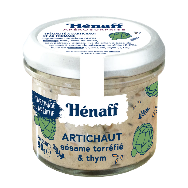 Hénaff Artichoke Spread with Sesame and Thyme 90gr