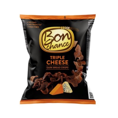 Rye Bread Chips With Three Cheeses Gudobele 120gr