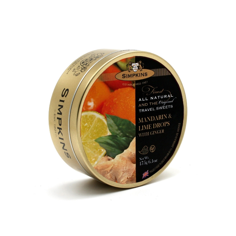 Simpkins Mandarin Candies With Lime And Ginger 175gr