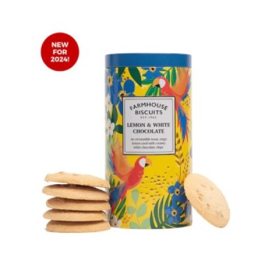 White Chocolate and Lemon Cookies Farmhouse Biscuits 200gr