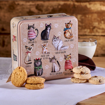 Grandma Wild's Ginger-Lemon Chocolate Butter Cookies in a Tin 160gr