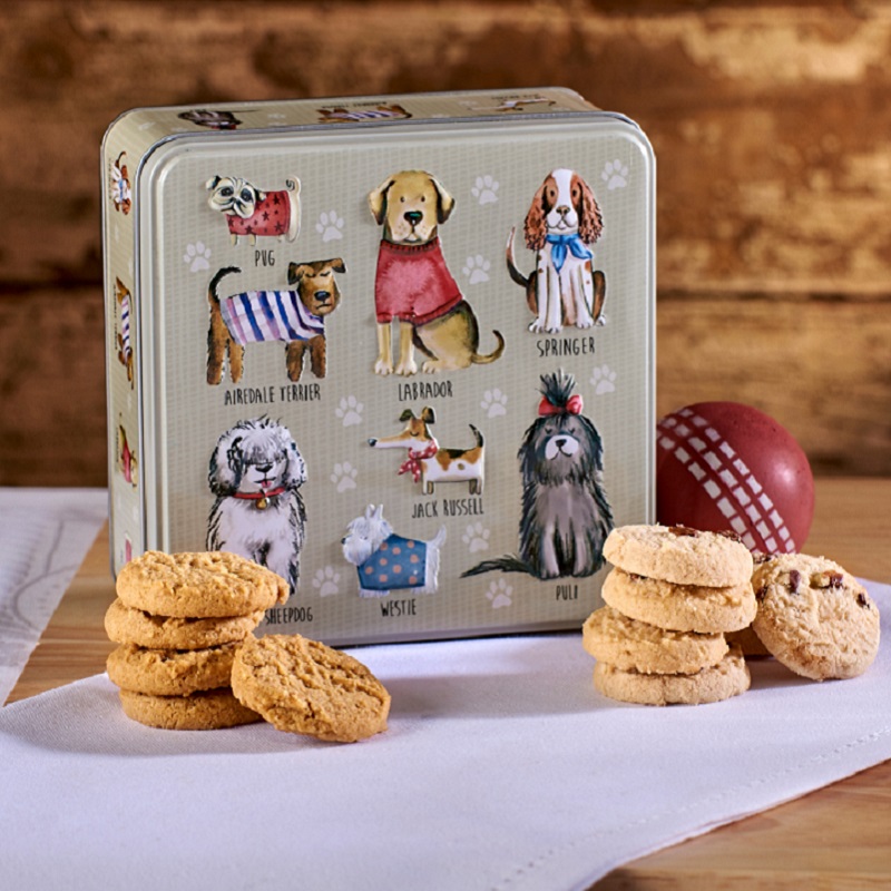 Grandma Wild's Ginger-Lemon Chocolate Butter Cookies in a Tin 160gr