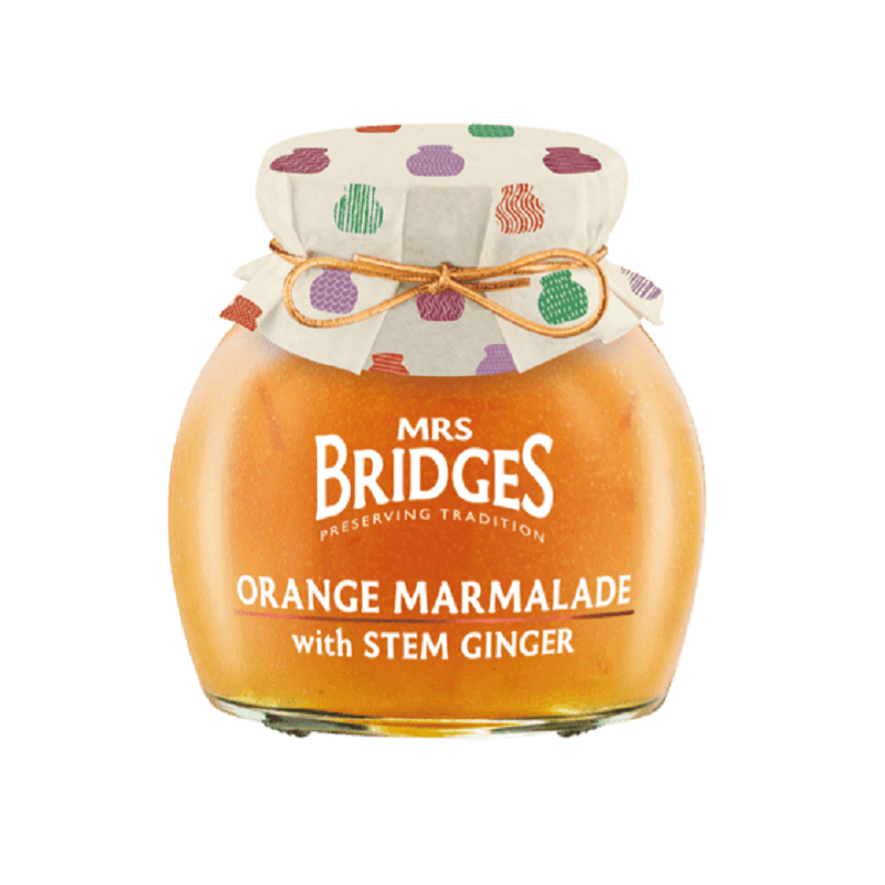 Mrs Bridges Orange Ginger Marmalade 340gr