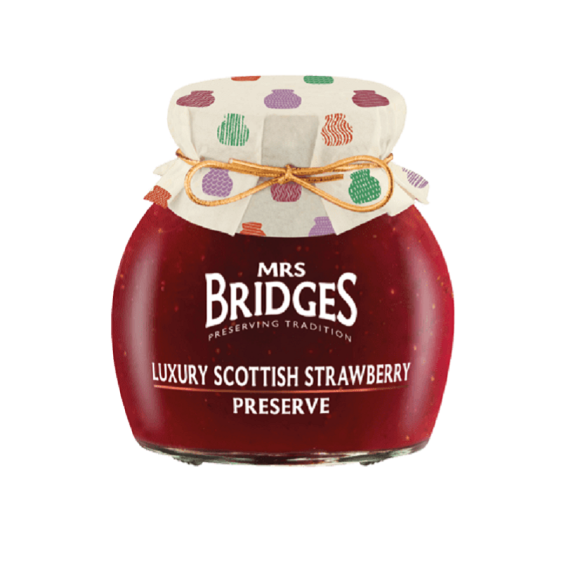 Mrs Bridges Strawberry Jam 340gr