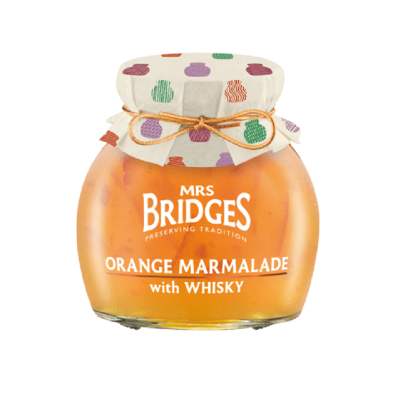 Mrs Bridges Orange Marmalade With Whiskey 340gr