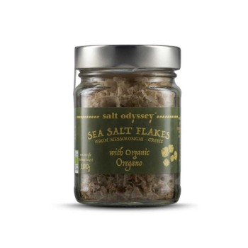 Sea Salt Flakes With Oregano 100gr
