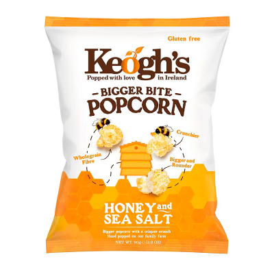 Pop Corn With Honey And Sea Salt Keoghs 70gr