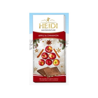 Milk Chocolate With Apple And Cinnamon Heidi 90gr