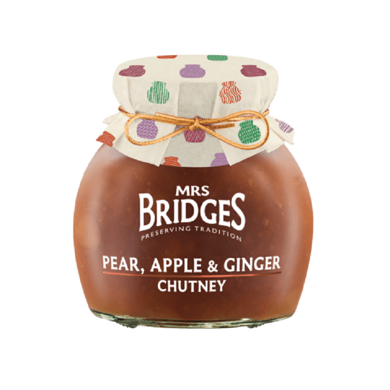 Mrs Bridges Pear Apple Ginger Chutney 300gr