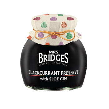 Mrs Bridges Blackcurrant and Gin Jam 340gr