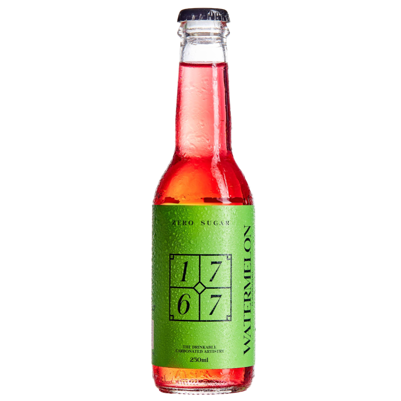 Carbonated Soft Drink with Watermelon Flavor Without Sugar 1767 250gr