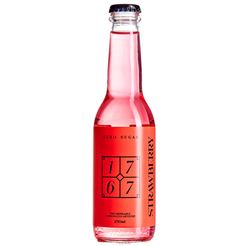 Carbonated Soft Drink with Strawberry Flavor Sugar Free 1767 250gr