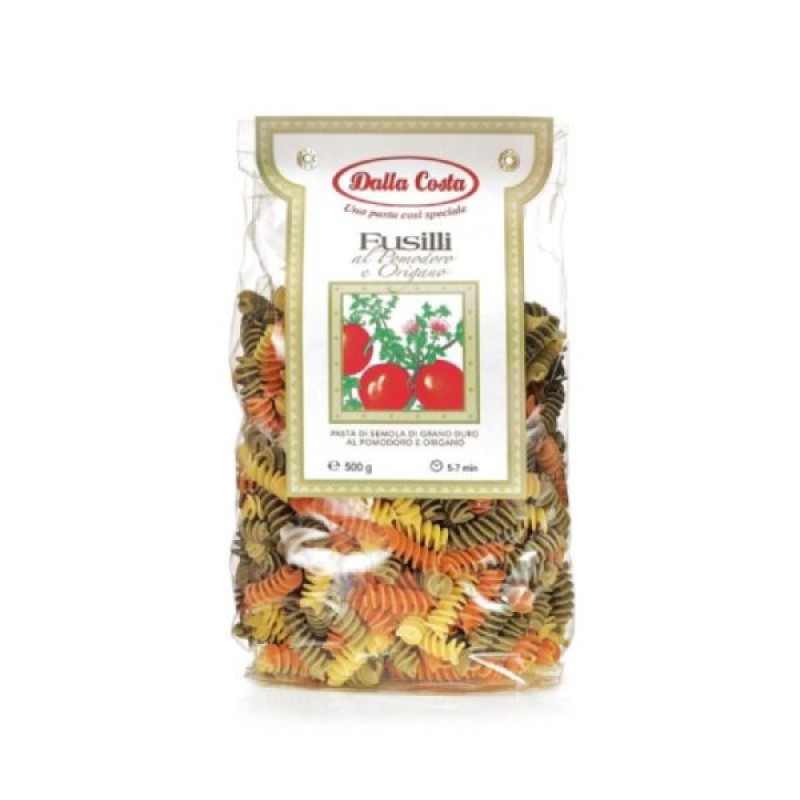 Trichoma Fusilli Pasta with Tomato and Oregano Dalla Costa 500gr