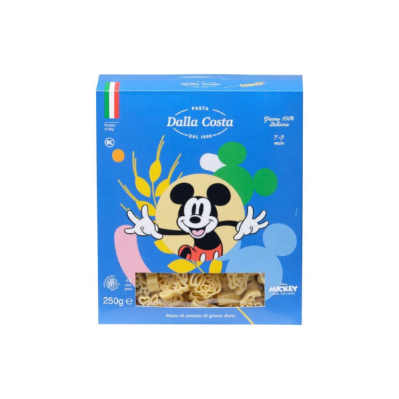 Mickey Mouse Shaped Pasta Dalla Costa 250gr
