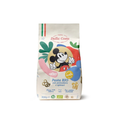Organic Pasta in Mickey Mouse Shape Dalla Costa 300gr