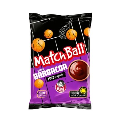 Gluten-Free BBQ Flavored Corn Balls MatchBall Risi 105gr