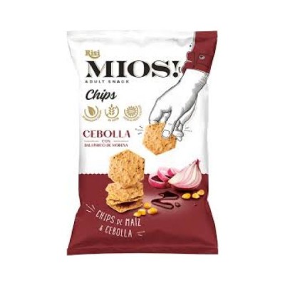 Vegan Corn Chips with Onion & Balsamic Flavor Gluten Free Mios Risi 150gr