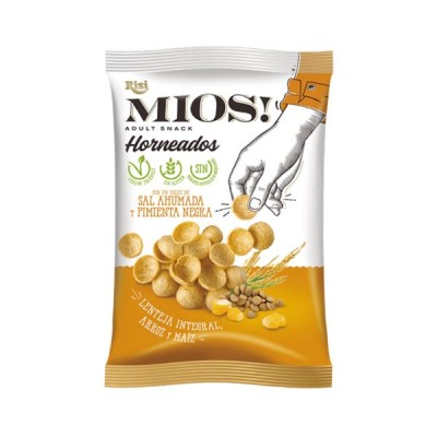 Vegan Corn Chips with Lentils & Salt Gluten Free Mios Risi 95gr