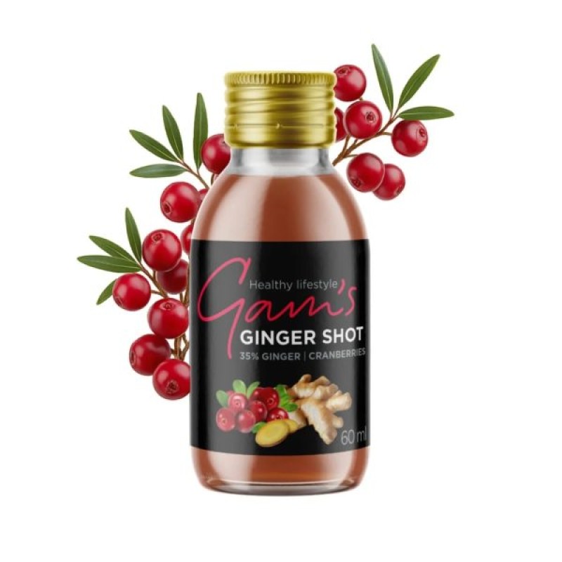 Ginger Shot με Cranberry Gam's 60gr