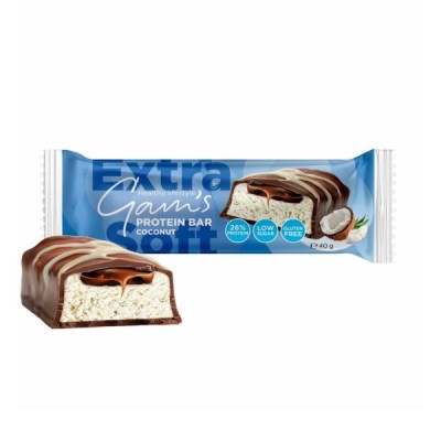 Gam's Gluten Free Coconut Protein Bar 40gr