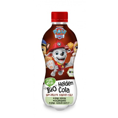 Organic Soft Drink with Cola Flavor Without Sugar Paw Patrol 330gr