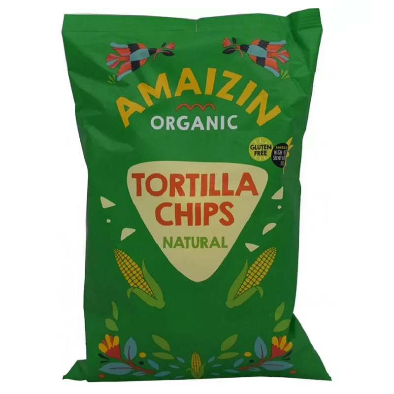 Organic Corn Chips (Tortilla Chips) Amaizin 150gr