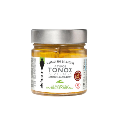 Alonissos White Tuna in Extra Virgin Olive Oil Smoked 212gr