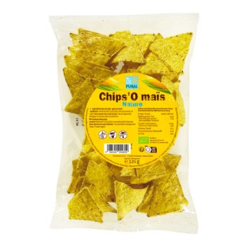 Organic Corn Natchos With Natural Flavor Gluten Free Pural 125gr