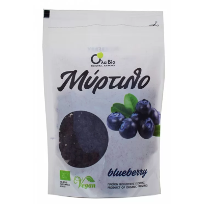 Dried Blueberries Organic All Bio 100gr