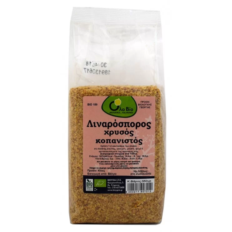 Golden Ground Organic Flaxseed All Bio 350gr