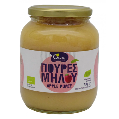 Organic Apple Puree Without Sugar All Bio 700gr