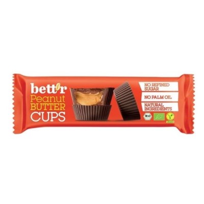 Organic Vegan Pralines with Peanut Butter Filling Bettr 39gr