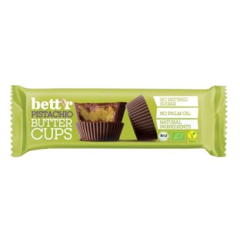 Organic Vegan Pralines with Peanut Cream Filling Without Sugar Bettr 39gr