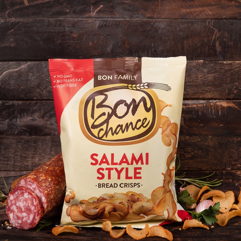 Gudobele Bread Crisps With Salami 120gr
