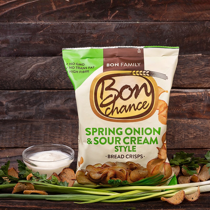 Bread Chips With Onion And Sour Cream Gudobele 120gr