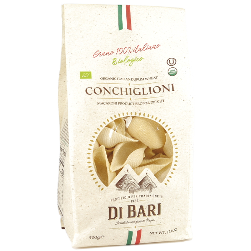 Organic Pasta Conchiglioni Taralloro 500gr