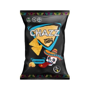 Tortilla Chips with Cheddar Flavor Chazz 100gr